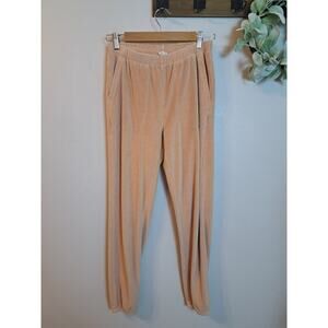 AERIE Real Obsessed Velour Jogger Pants With Pockets Sz XS